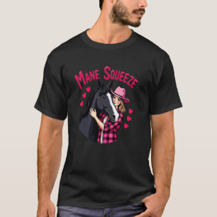 Camiseta Amante de Cavalo Cowgirl Western Rodeio Cavalgada