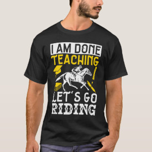 Camiseta Amante de Cavalos Equestre Eu Acabei de EnsinarVam