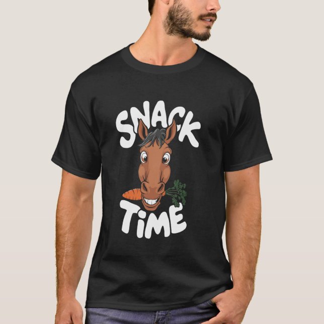 Camiseta Amante de Cavalos Equestres Cavalgada Cuidados com (Frente)