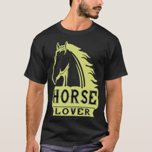 Camiseta amante de cavalos mustang amigos