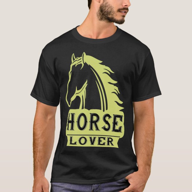 Camiseta amante de cavalos mustang amigos (Frente)