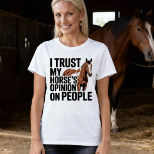 Camiseta Amante de Cavalos Western Cowgirl Equestre Garota