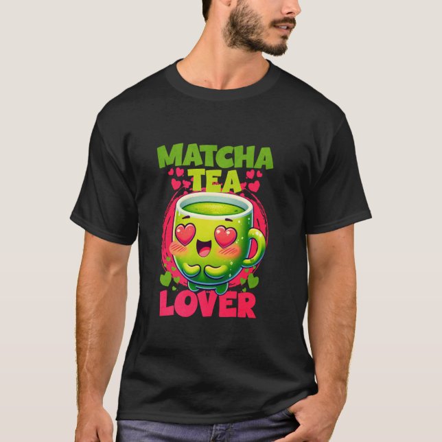 Camiseta Amante de Chá Matcha (Frente)