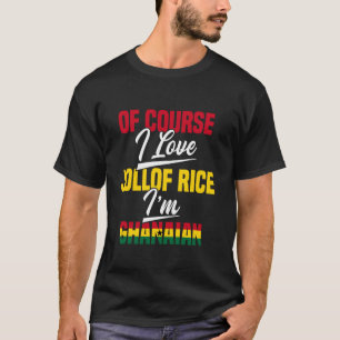 Camiseta Amante de Comida Ganesa Amante de Comida Africana