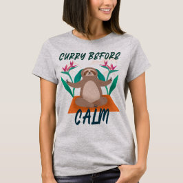 Camiseta Amante de Curry Antes da Calma