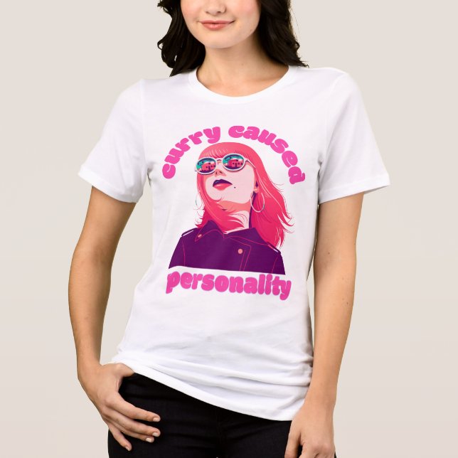 Camiseta Amante de Curry Causou Personalidade de Curry (Frente)