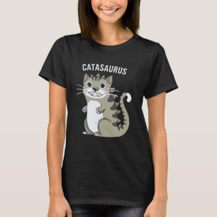 Camiseta Amante de Dinossauros de Gato Dino Paleontólogo Ki