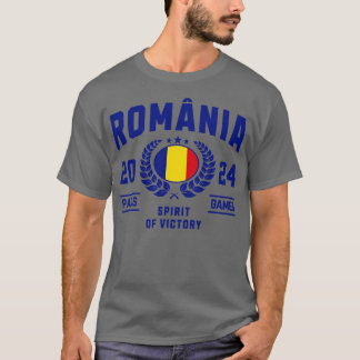 Camiseta Amante de Esportes Romênia 2024