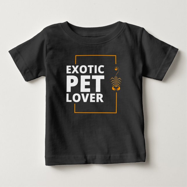 Camiseta Amante de estimação exótica (Frente)