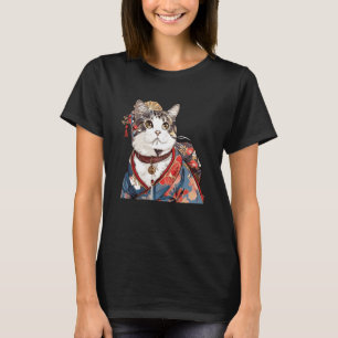 Camiseta Amante de Flores Kit Vintage Arte Japonês Geisha G