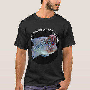 Camiseta Amante de Flowerhorn, design de aquarista