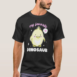 Camiseta Amante de Frango Meu Dinosaurinho Favorito Trocadi
