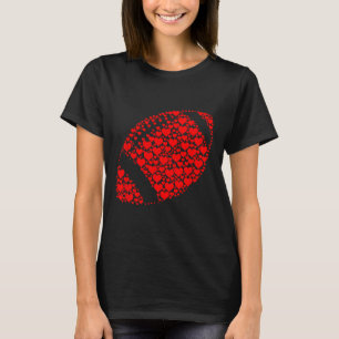 Camiseta Amante de Futebol de Coração Engraçado Futebol é o