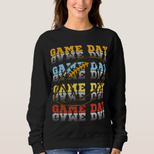 Camiseta Amante de Futebol de Dia de Jogo Tipografia