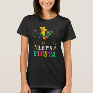 Camiseta Amante de Galinhas Vamos Festa Cinco De Mayo Ch