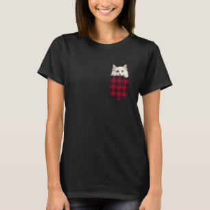 Camiseta Amante de Gatinho Nevando Mascarada Gato no Bolso