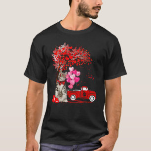 Camiseta Amante de Gato American Shorthair Coração Engraçad