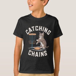 Camiseta Amante de Gato de Golfe de Disco Engraçado Homens