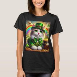 Camiseta Amante de Gato Duende Irlandês