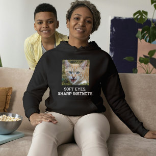 Camiseta Amante de Gato Personalizado Preto Branco Citação