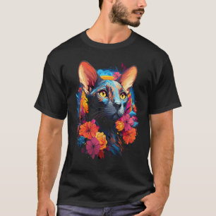 Camiseta Amante de Gato Sphynx Proprietário Mãe Pai de Gato