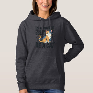 Camiseta Amante de Gatos Antigos Seja um Gato Design Gráfic