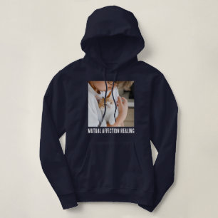 Camiseta Amante de Gatos Azul Marinho Branco Foto Personali
