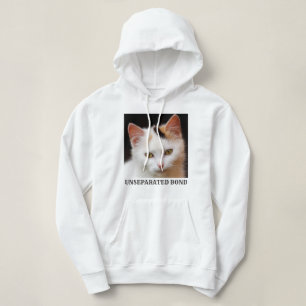 Camiseta Amante de Gatos Branco e Preto Personalizado Citaç