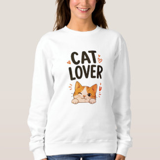 Camiseta Amante de Gatos Design de Gato Minimalista Fofo