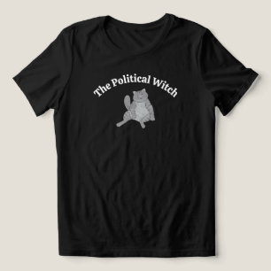 Camiseta Amante de Gatos Feminista Engraçado Anti-Trump Mãe