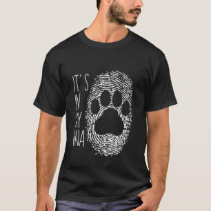 Camiseta Amante de Gatos Impressão Digital de Gato