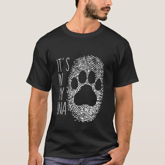 Camiseta Amante de Gatos Impressão Digital de Gato (Frente)