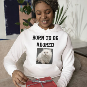 Camiseta Amante de gatos Texto Personalizado e Foto de Anim