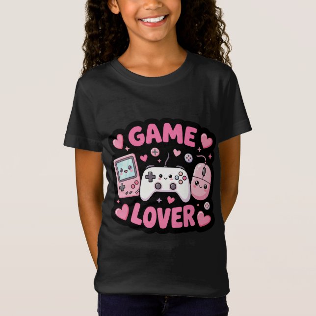 Camiseta Amante de Jogos (Frente)