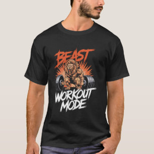 Camiseta Amante de Leão Fisiculturista Roupas de Academia T