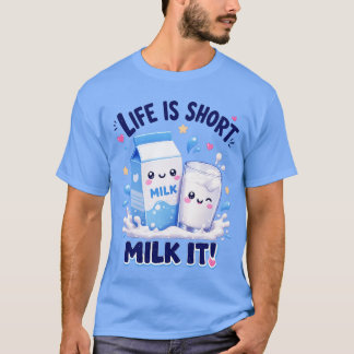 Camiseta Amante de Leite Fofo