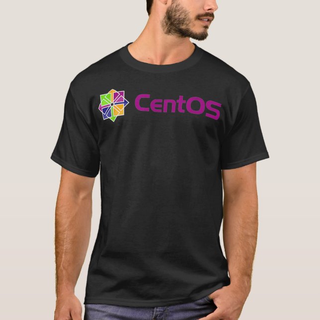 Camiseta Amante de Linu CentOs com o So de Código Aberto do (Frente)