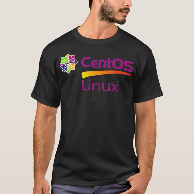 Camiseta Amante de Linu CentOs com o So de Código Aberto do (Frente)