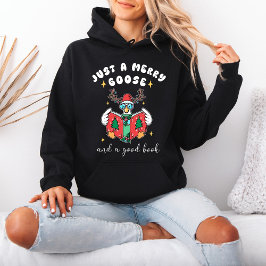 Camiseta Amante de Livros Natal Só um Ganso Alegre