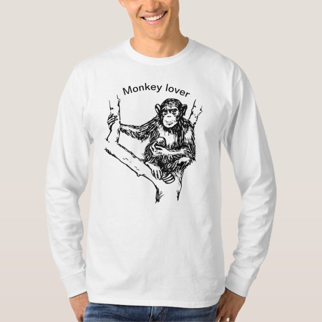 Camiseta Amante de macaco (Frente)