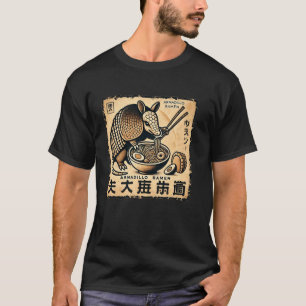Camiseta Amante de Macarrão da Arte da Caverna Japonesa Tat