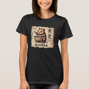Camiseta Amante de Macarrão da Arte da Caverna Japonesa Vid