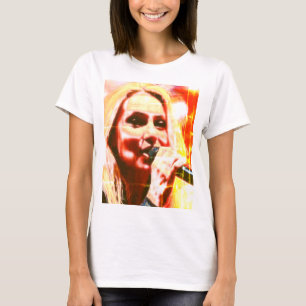 Camiseta Amante de Música de Cantor Abstrato 