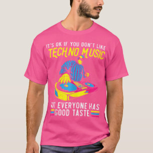 Camiseta Amante de Música Techno Trance Raver Headbanger Ed