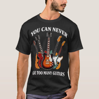 Camiseta Amante de Músico de Guitarra Baixo Acústico Elétri
