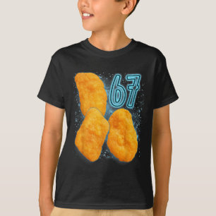 Camiseta Amante de Nugget de Frango 67 Meme Seis Sete Frang