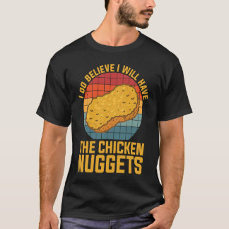 Camiseta Amante de Nugget de Frango Nugget de Frango Comida