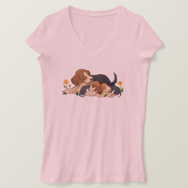 Camiseta Amante de os animais (Frente do Design)