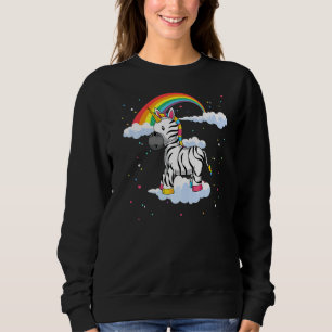 Camiseta Amante de os animais Africano Rainbow Zebracorn Un