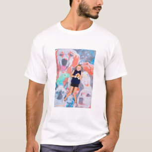 Camiseta Amante de os animais - Arte infantil para COC